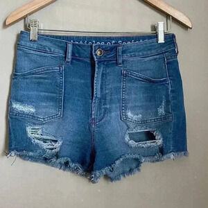 Articles‎ of Society High Rise Distressed Shorts Size 28